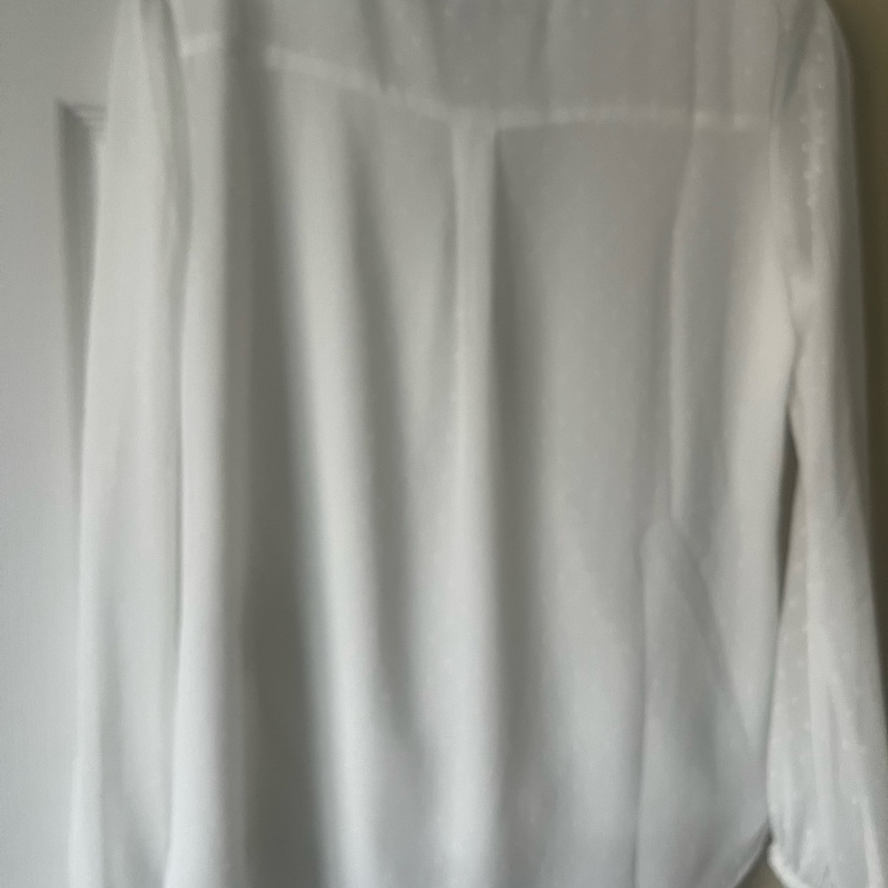 WHBM white blouse, xs - Picture 3 of 3